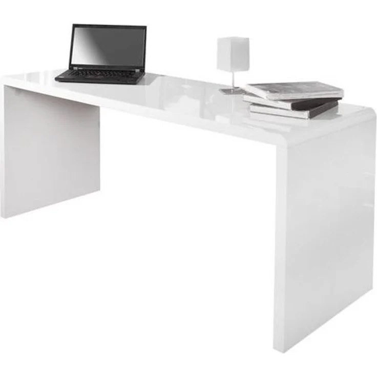 riess-ambiente Schreibtisch FAST TRADE 160cm weiß, Arbeitszimmer · Hochglanz · groß · Modern Design · Home Office – Bild 4