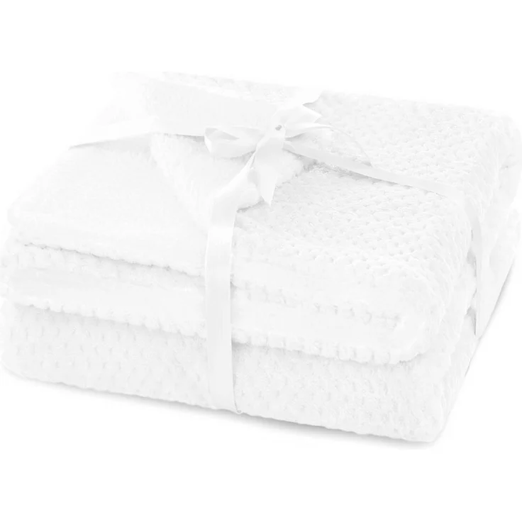 Wohndecke Kuscheldecke zarte Steppung Lammfelloptik, texpot – Bild 2