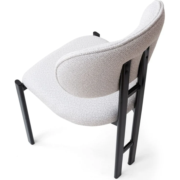 Skye Decor 'Muriz - 4968' Stuhlset (2-teilig), Cremeweiß / Schwarz, 43 x 83 x 47,5 cm – Bild 5