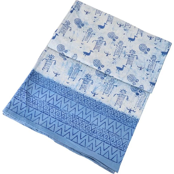 Guru-Shop Tagesdecke Blockdruck Tagesdecke, Bett & Sofaüberwurf,.. – Bild 1