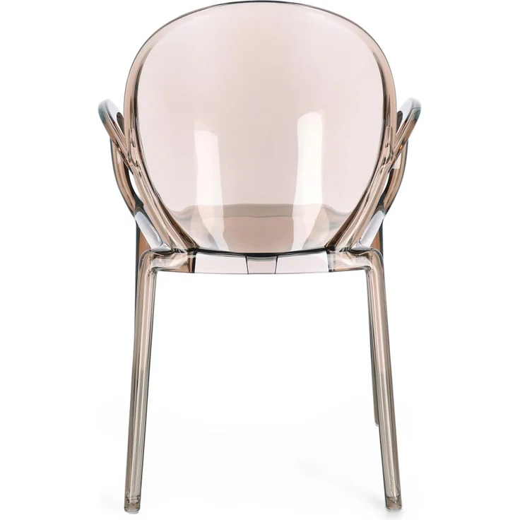 Gartenstuhl Allican 4er-Set aus Kunststoff, modern, mit Armlehne, stapelbar, coffee braun – Bild 7