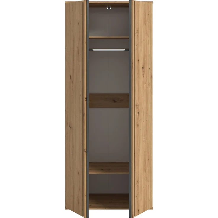 Tofta Kleiderschrank 2-türig in Artisan Eiche Nachbildung – Bild 3