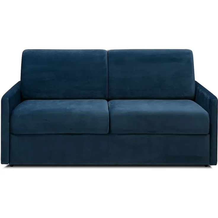 Vente-unique - CALIFE Sofa SamtStoff Blau - B 223 cm94 cm x H 85 cm x L 170 cm – Bild 2
