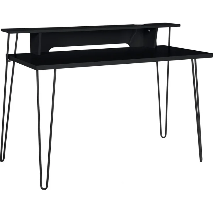 loft24 Schreibtisch Newline - Arbeitstisch Bürotisch Computertisch PC Tisch Schreibpult, mit kabelloser Ladestation und Kabeldurchführung, Breite 115 cm – Bild 1