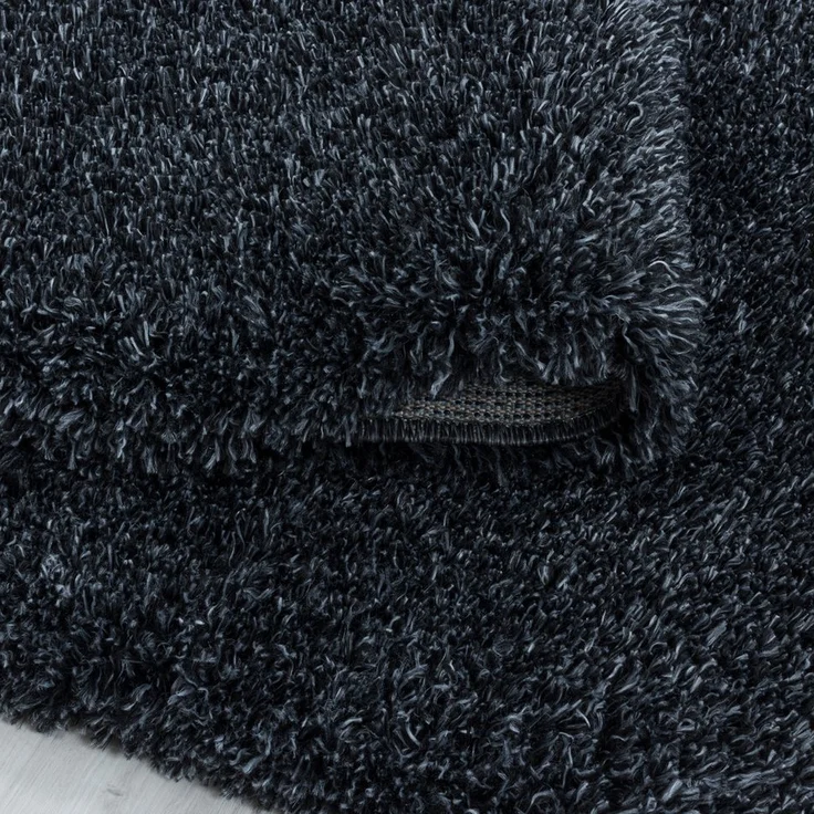 Carpettex Hochflor-Teppich Unicolor - Einfarbig, Läufer, Höhe: 30 mm, Teppich Wohnzimmer Einfarbig Shaggy verschidene farben und größen – Bild 2