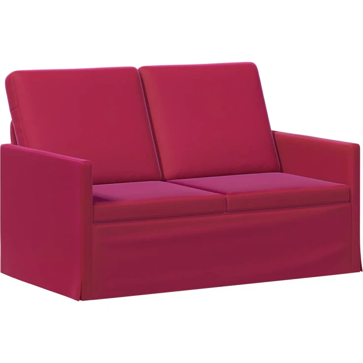 vidaXL Sofa-Set 2 pcs Weinrot Samt (V) 3433195 – Bild 3