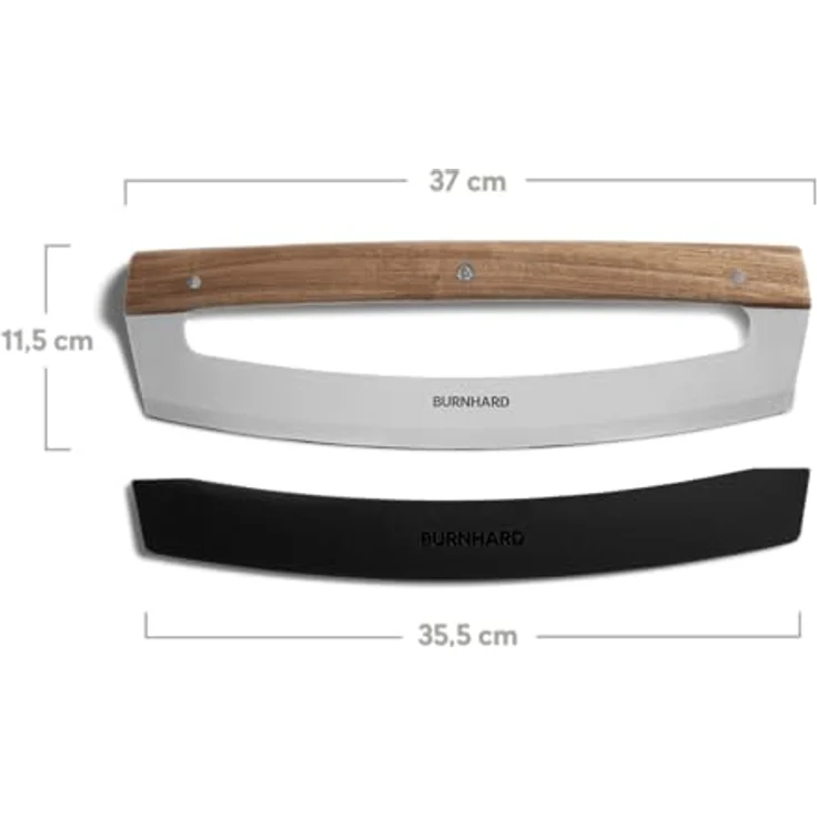 Burnhard Pizza Wiegemesser – Bild 4