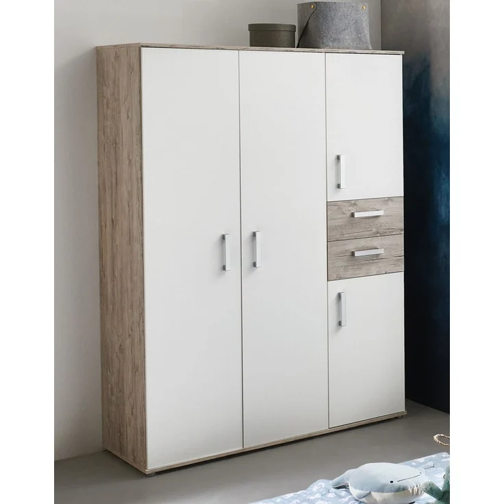 arthur berndt Babyzimmer-Komplettset Bente, (Set, 3-tlg, Kinderbett, Schrank, Wickelkommode), Made in Germany, mit Kinderbett, Schrank und Wickelkommode – Bild 3