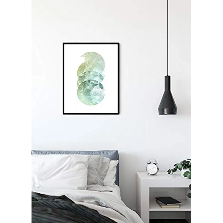 Komar Tessera Nova Wandbild, Kunstdruck in pastelligen Farbtönen, 40 x 50 cm, ohne Rahmen, hochwertiger Fotodruck, made in Germany – Bild 3