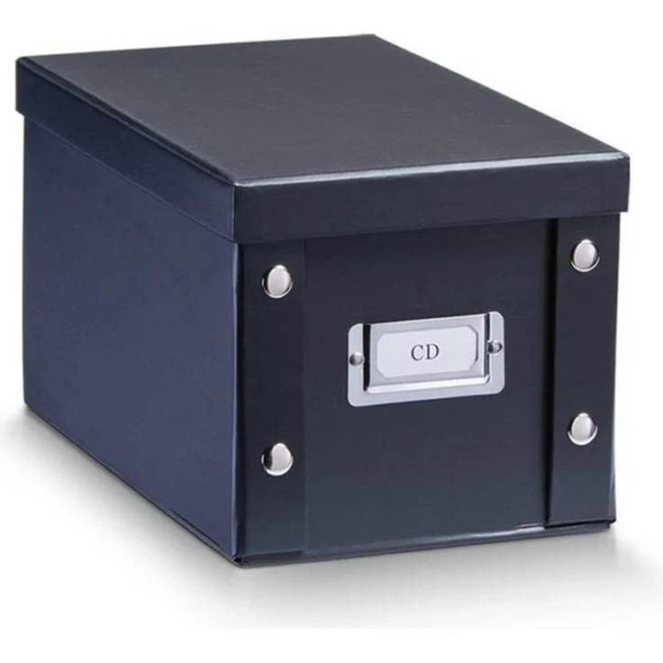 Zeller Present Organizer CD-Box, Pappe, schwarz – Bild 2