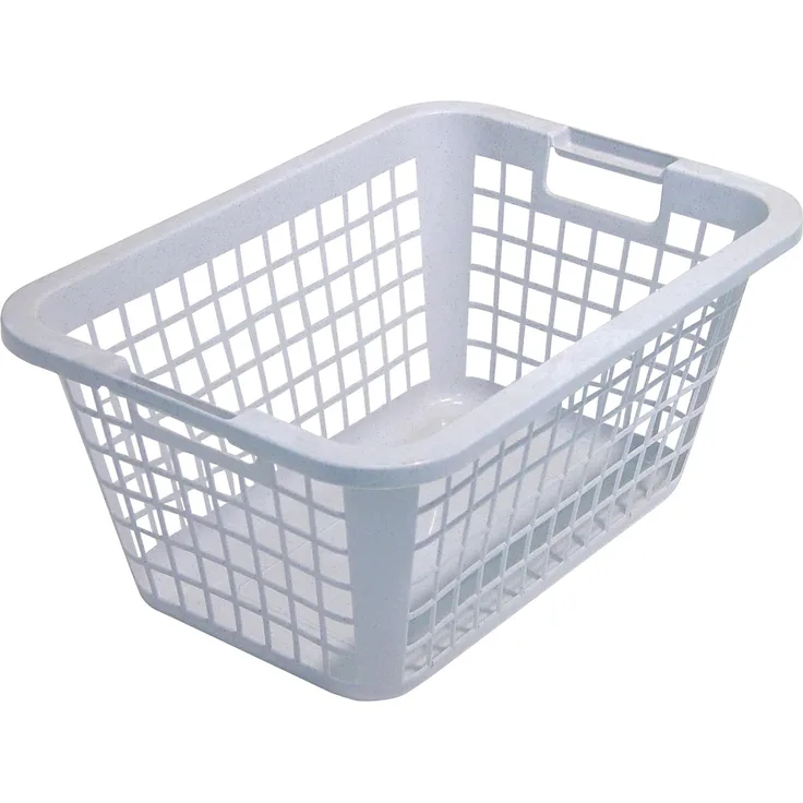 AXENTIA Wäschekorb Ergonomic 61 x 24 x 41 cm (B x H x T) 40l Kunststoff farbig sortiert (freie Farbauswahl nicht möglich)