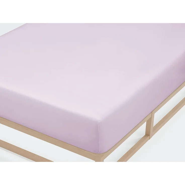 Biberna Jersey-Spannbetttuch, 100 % Baumwolle, Flieder, 1x 140x200 cm - 160x200 cm – Bild 2