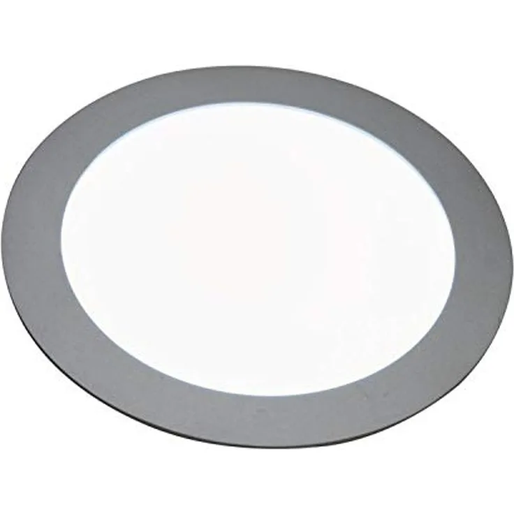 Heitronic Nr. 27639-HE LED Panel Toulouse 145mm Rund 6000K silber dimmbar