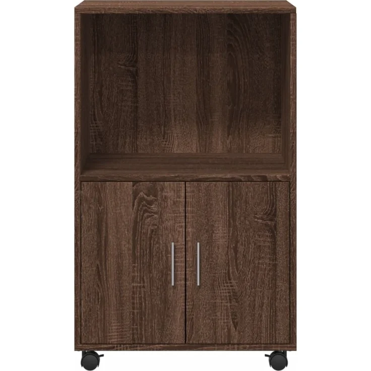 vidaXL Rollschrank Braun Eichen-Optik 55x40x91 cm Holzwerkstoff 853188 – Bild 4