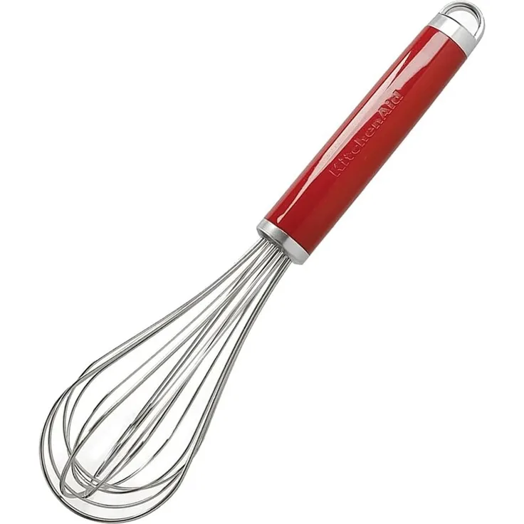 KitchenAid Schneebesen, manueller Schaumschläger aus Edelstahl – Empire Rot