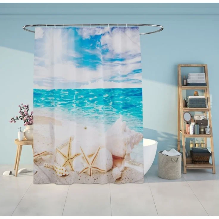 Duschvorhang 180x200 cm mit Motiv 10050433_1582 – Bild 2
