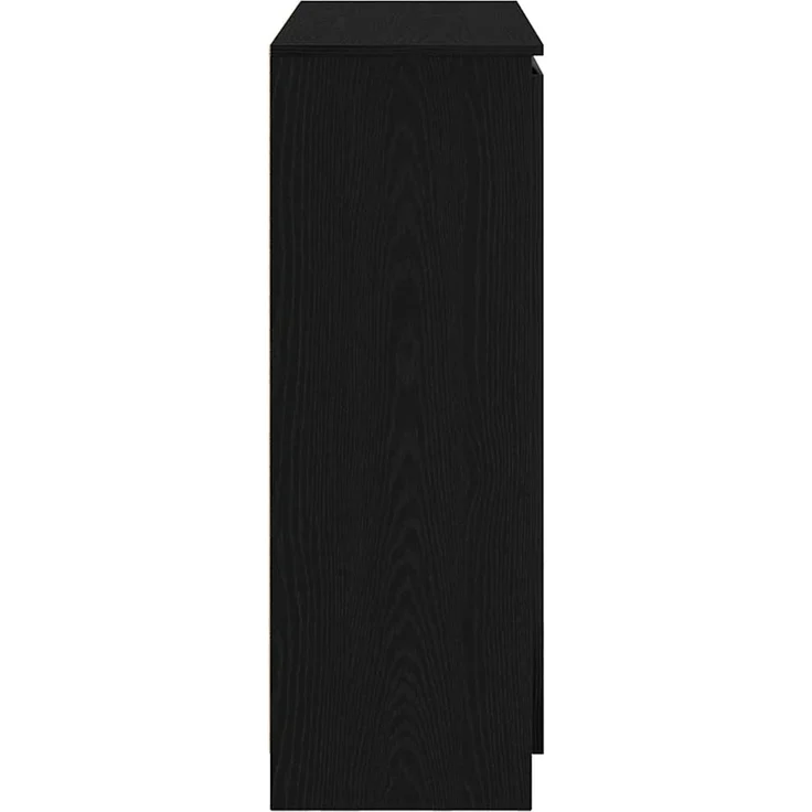 vidaXL Sideboard mit Schubladen Schwarz Eichen-Optik 100,5x35x98,5 cm 3328454 – Bild 6