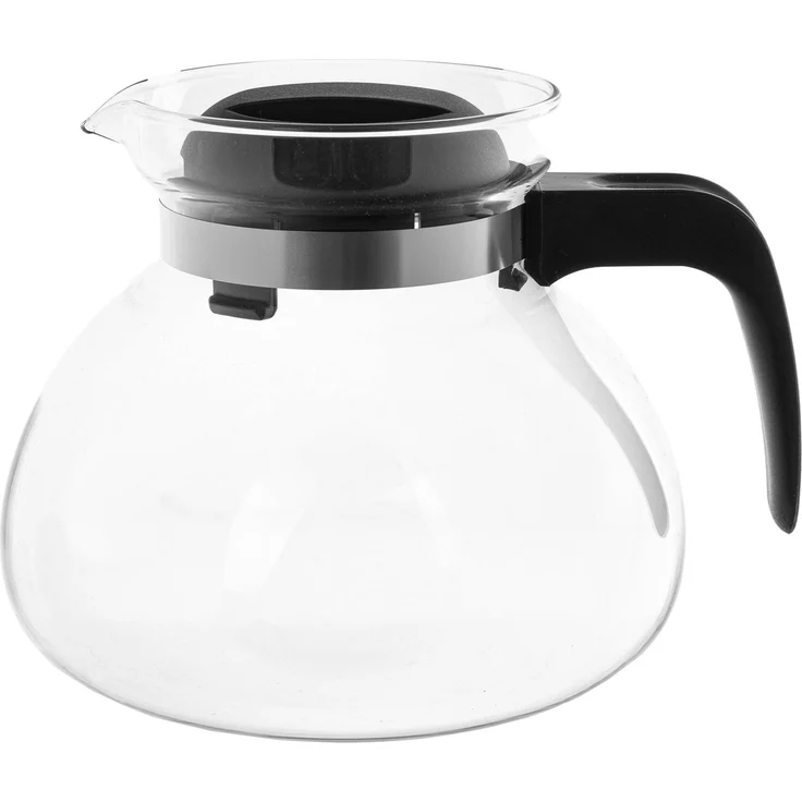 KADAX Hitzebeständige Teekanne mit Deckel, Glas, schwarz, 1,7L – Bild 9