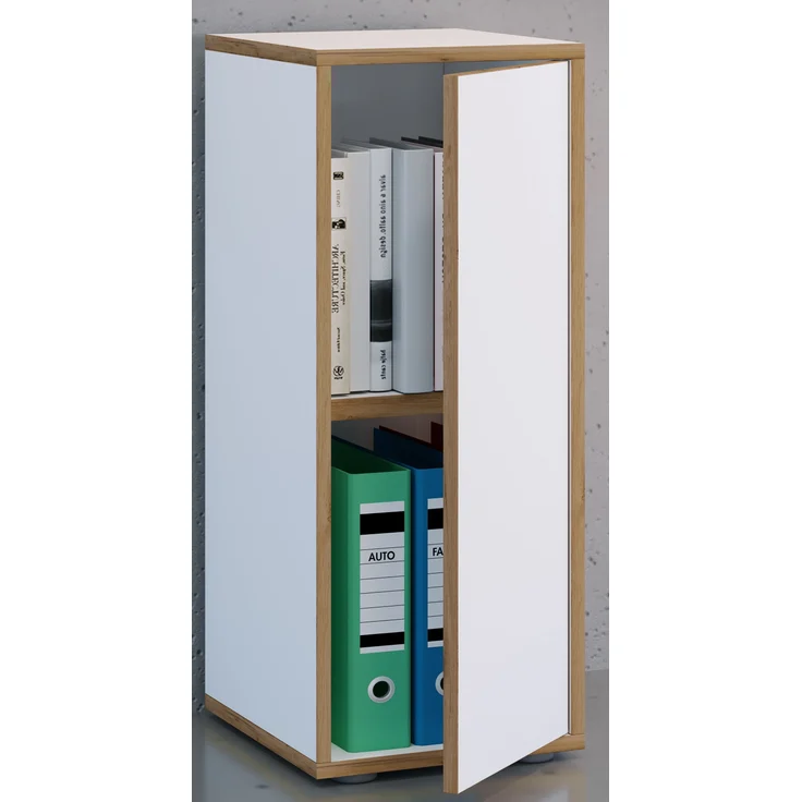 VCM Büroschrank Salia 920718 Weiß H. 74 x B. 30 x T. 33 cm – Bild 3