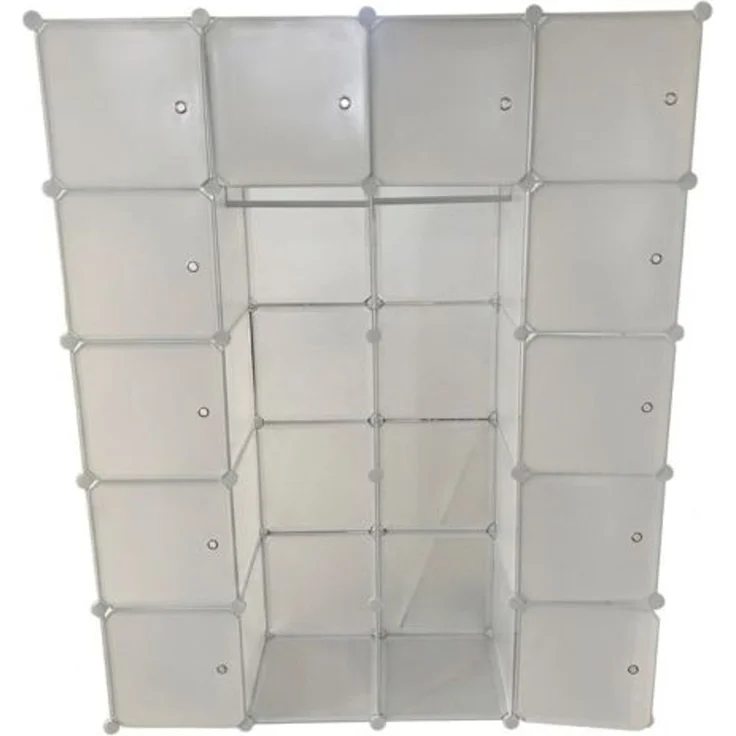 Relaxdays Kleiderschrank Stecksystem 14 Fächer – Bild 8