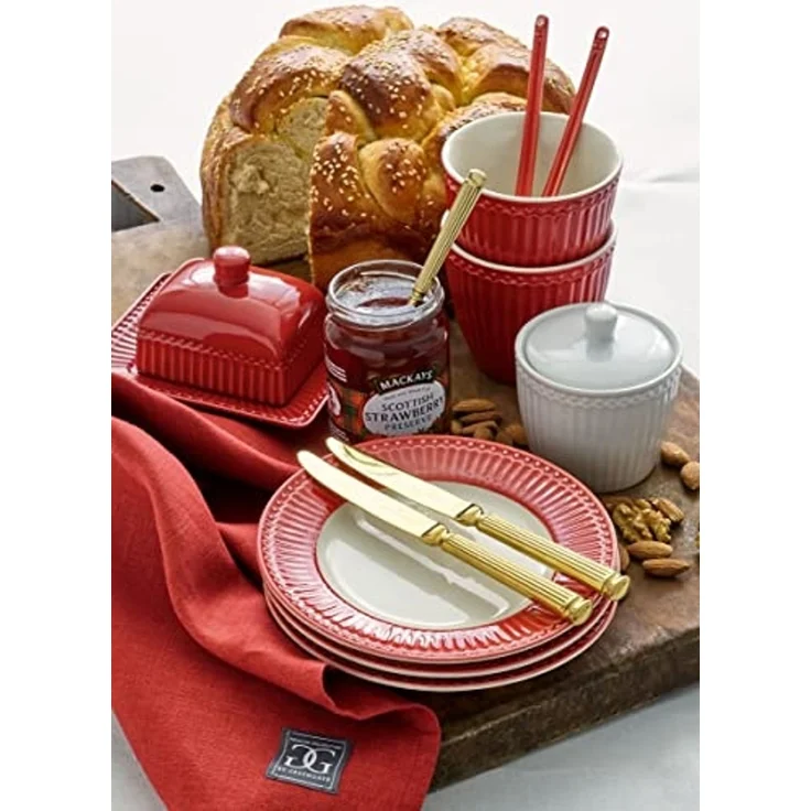 Greengate Teller 23 cm Alice claret red – Bild 3