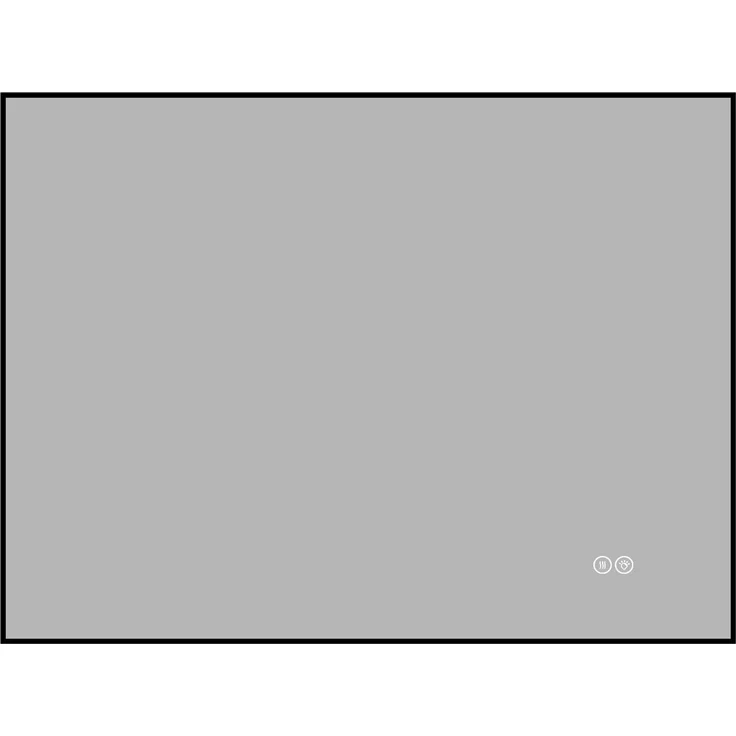 LED-Badezimmerspiegel 50x70 cm mit Aluminiumrahmen, dimmbar, Silber – Bild 9