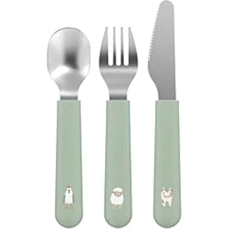 Mepal Little Farm Besteckset Grün – Bild 2