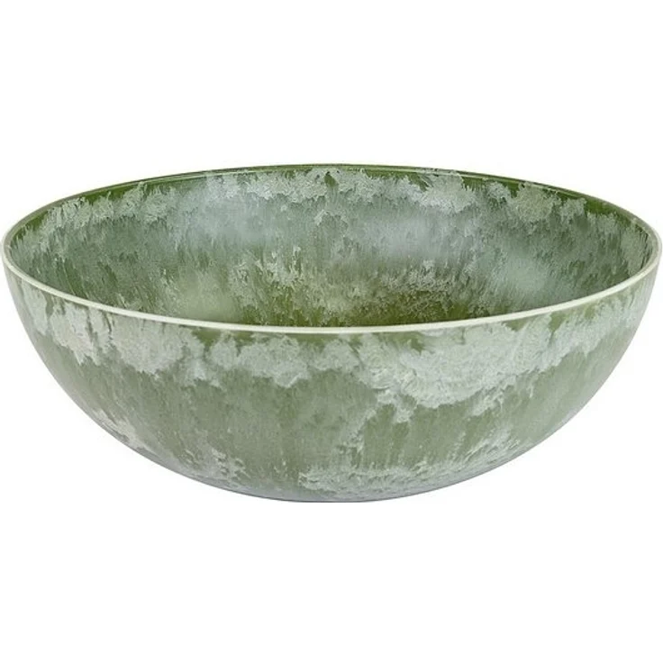 matches21 HOME & HOBBY Blumentopf Pflanzschale für draussen Dekoschale rund grün Vintage 20 cm (2 St), Frostsichere Kunststoff Blumen-Schale Gartendeko Wohnzimmer Friedhof – Bild 4