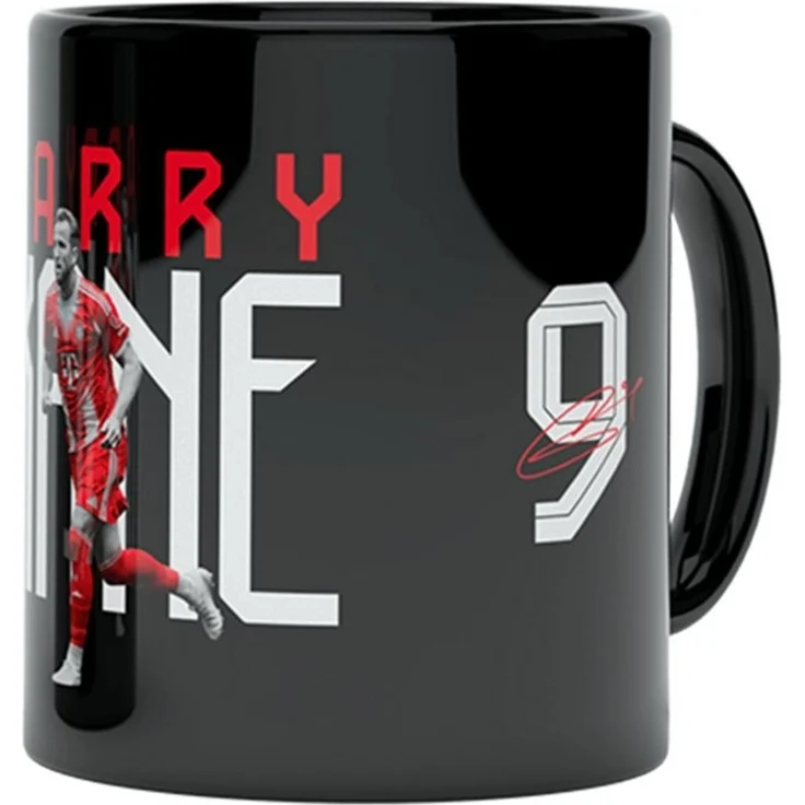 FC Bayern München Tasse FC Bayern München I Tasse Harry Kane 0,3 l I Schwarz, Keramik – Bild 3