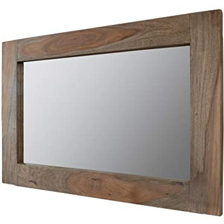 Spiegel Sheesham 90x3x60 grau geölt NATURE GREY #709 – Bild 5