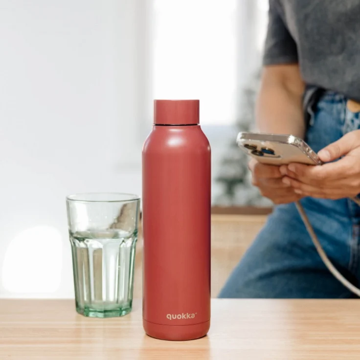 Quokka Edelstahl Trinkflasche isoliert 630 ml Thermoflasche – Bild 3