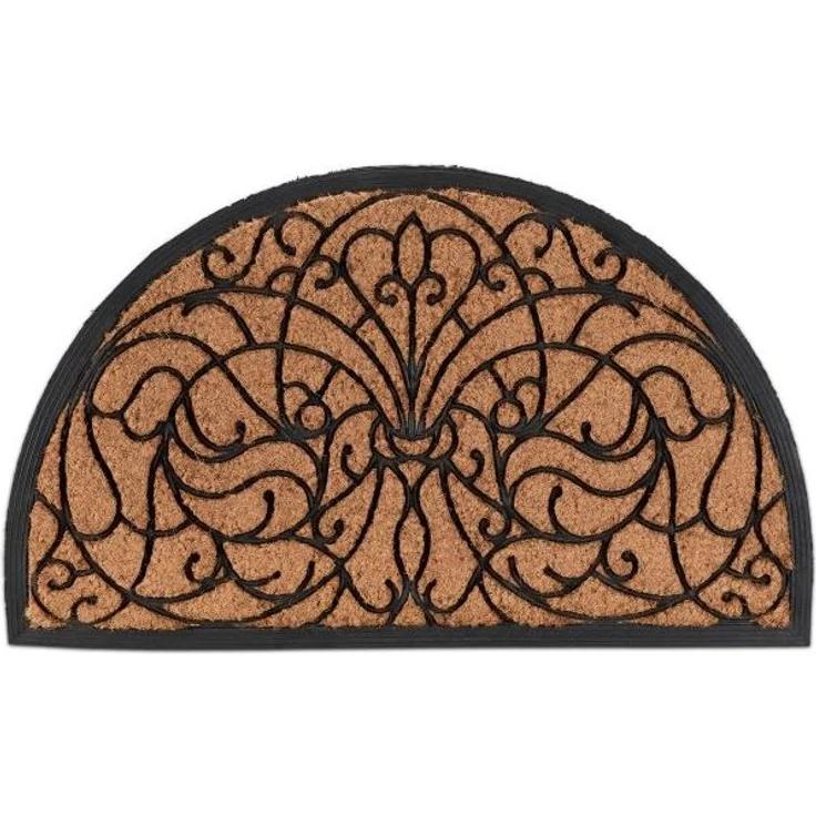 Halbrunde Fußmatte Ornament 10051277 – Bild 1