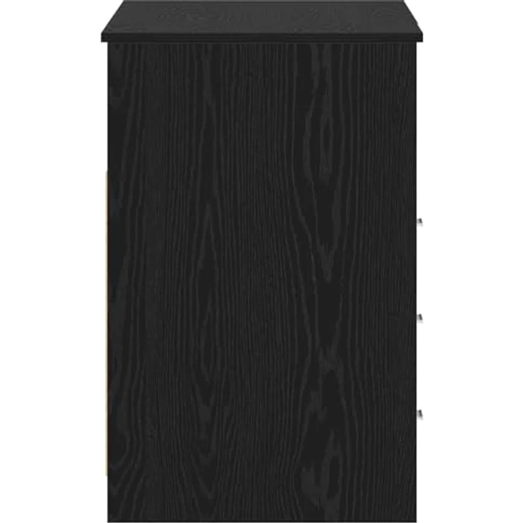 vidaXL Schreibtisch 2 pcs Schwarz Eichen-Optik 140 x 50 x 76 cm 3332543 – Bild 5