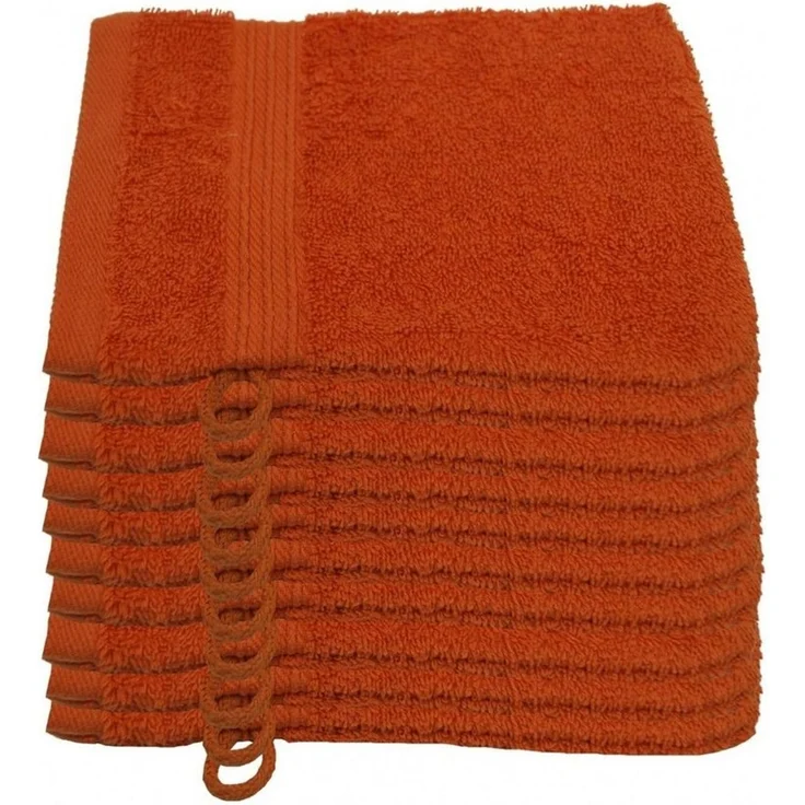 Julie Julsen Waschhandschuh 10-Waschhandschuh-Terrakotta-Waschhandschuh 15 x 21 cm (10-tlg) – Bild 2
