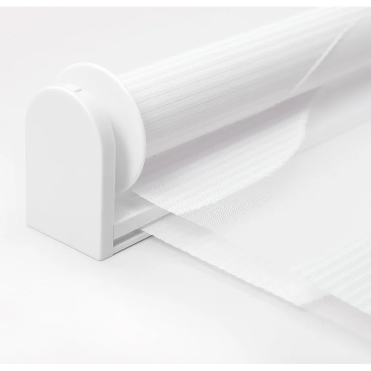 Sekey Doppelrollo Wellen Klemmfix ohne Bohren für Fenster, Doppelrollo 80 cm breit, Duo Rollo Welle Jalousie Sonnenschutz, 80x130cm, Weiß – Bild 9