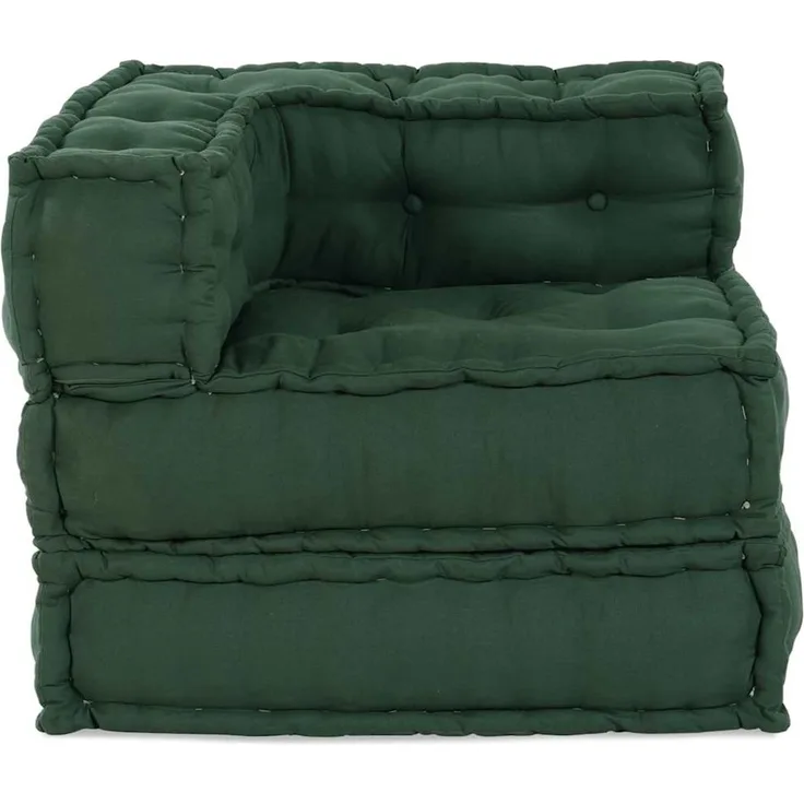 vidaXL Modulares Sofaelement Grün 70x70x54 cm Stoff 4019033
