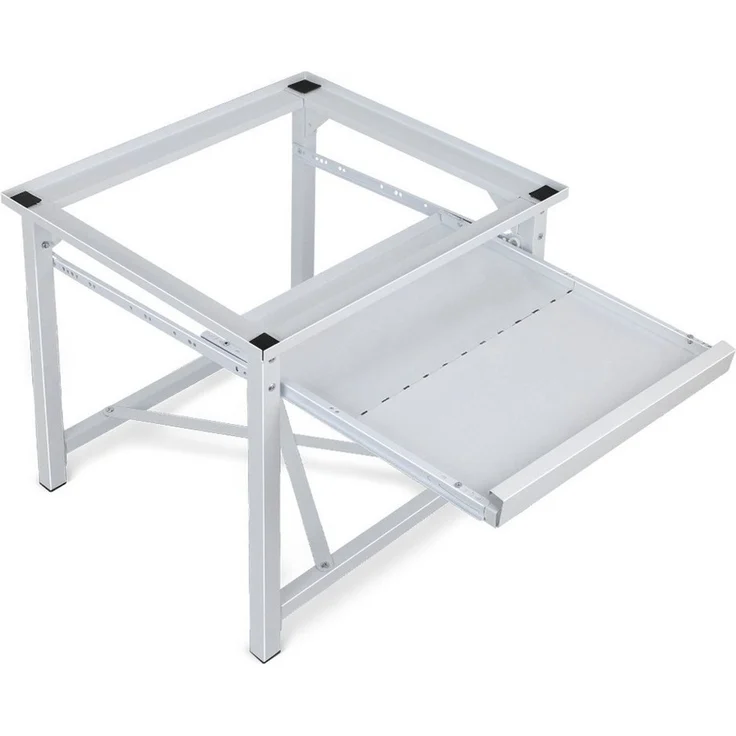 XERSEK Waschmaschinenuntergestell Waschmaschine sockel mit Ablage Trocknersockel 60 x 56 x 52 cm (LxBxH), Zubehör für Stahl RutschfestenErhöhung Unterbau fürTrockner, 52cm Waschmaschinensockel Rutschfesten Podest Erhöhung Unterbau – Bild 4