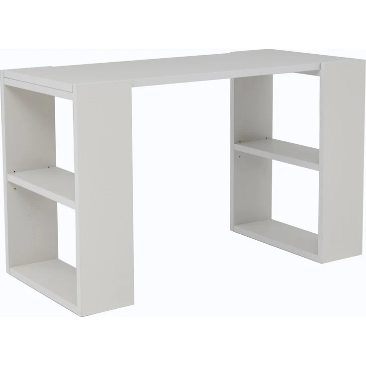 Schreibtisch Note, inkl. Regale, 120x60x75 cm, grau Dekor – Bild 5