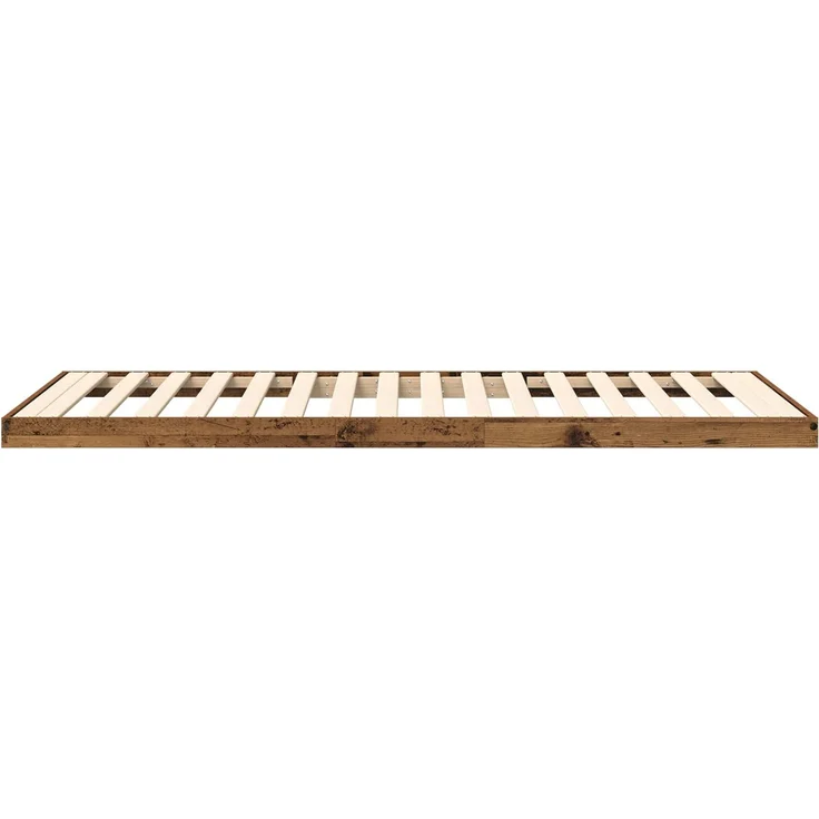 vidaXL Bodenbettrahmen, Altholz Braun, 86,5x190 cm – Bild 7