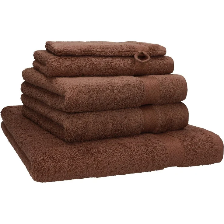 Betz Handtuch Set 5-TLG. Premium 1 Duschtuch 2 Handtücher 1 Gästetuch 1 Waschhandschuh, 100% Baumwolle – Bild 1