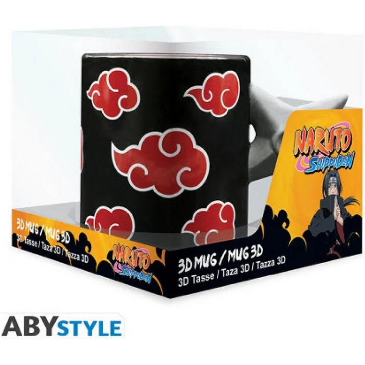 ABYstyle Tasse NARUTO SHIPPUDEN - Mug 3D handle - Shuriken Akatsuki – Bild 2