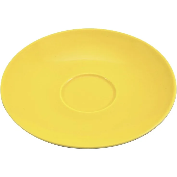 Ritzenhoff & Breker Doppio Untere, Untertasse, Unter Tasse, Unterteller, Porzellan, Sonnengelb, Ø 16 cm, 565102