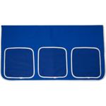 Bett Tasche Stofftasche für Hochbett Bettzubehör blau Stoff Kinderbett Vorhang