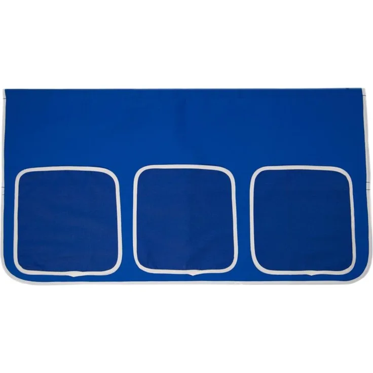 Bett Tasche Stofftasche für Hochbett Bettzubehör blau Stoff Kinderbett Vorhang