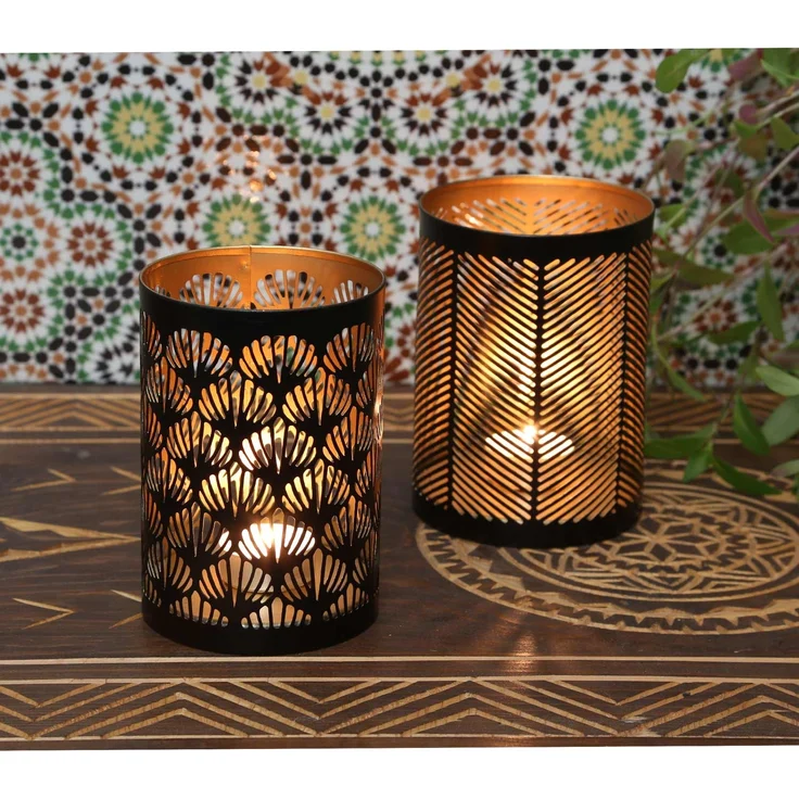 Orientalisches Windlicht Lucca 2er Set – Bild 8