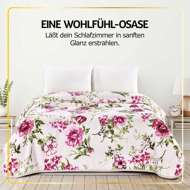 Wohndecke LUXUS Decke, Bestlivings, XXL Premium Kuscheldecke 240x200 cm - 580g/m² – Bild 2