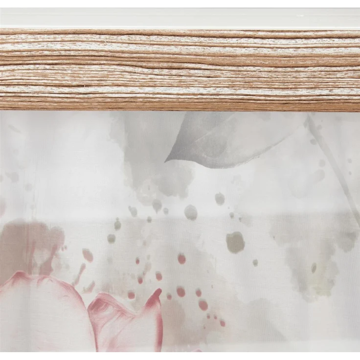 Bestlivings 1-3 Läufige Vorhangschiene mit Innenlauf aus Kunststoff und Kunststoff Blende Teak 180cm 1-läufig – Bild 6