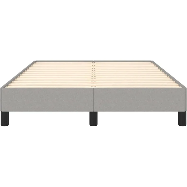 vidaXL Polsterbett, Stoff, 25,0 cm, Hellgrau, 120x190 cm – Bild 3
