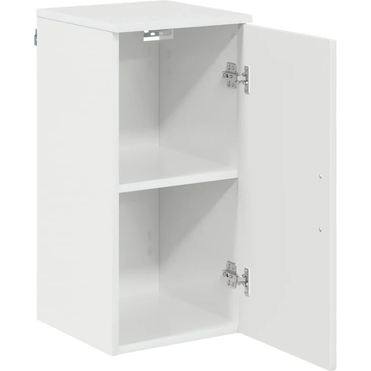 vidaXL Badezimmerschrank Wandmontiert Hochglanz Weiß 30 x 31,5 x 61 cm 883348 – Bild 4