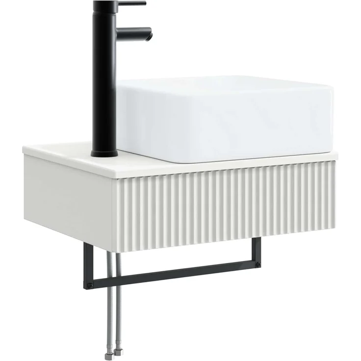vidaXL Badezimmerschrank-Set 3 stk. Weiß 130 x 41 x 80 cm 3405597 – Bild 5